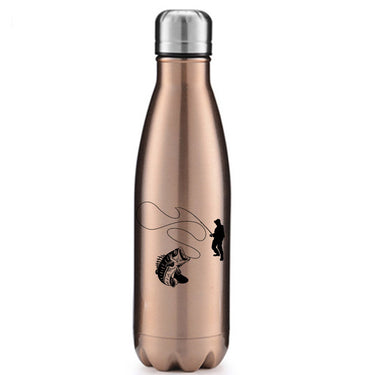 Fishing Lines' Stainless Steel Water Bottle